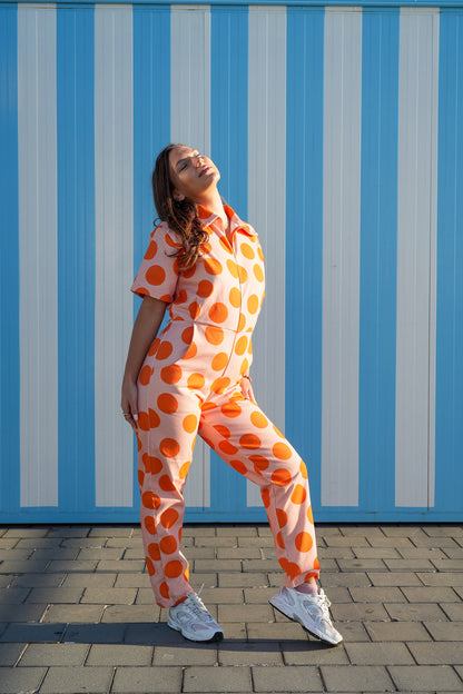 Jumpsuit in Dots,Dots Print