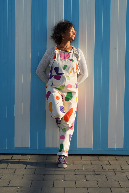 Overalls in Candy Print