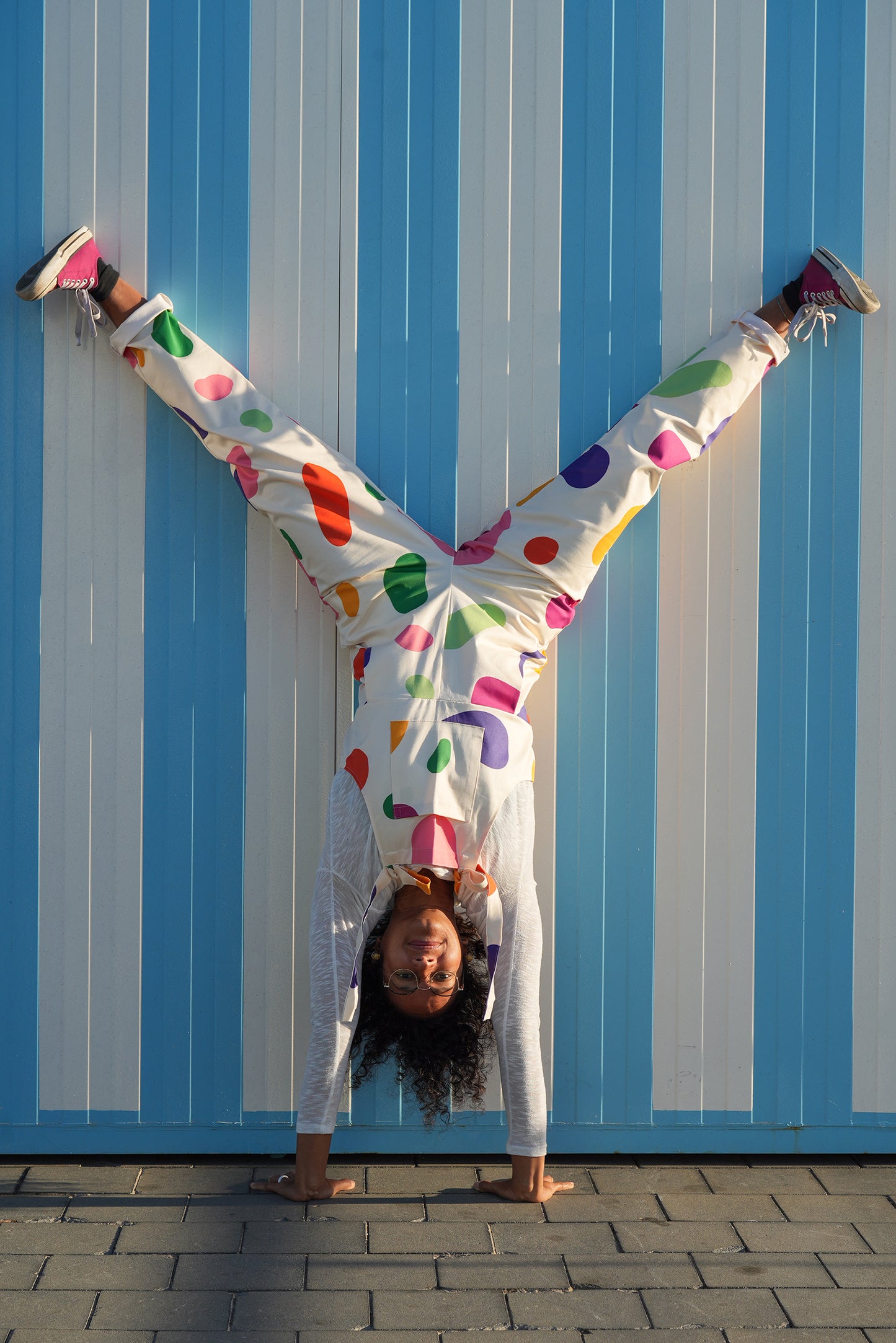 Overalls in Candy Print