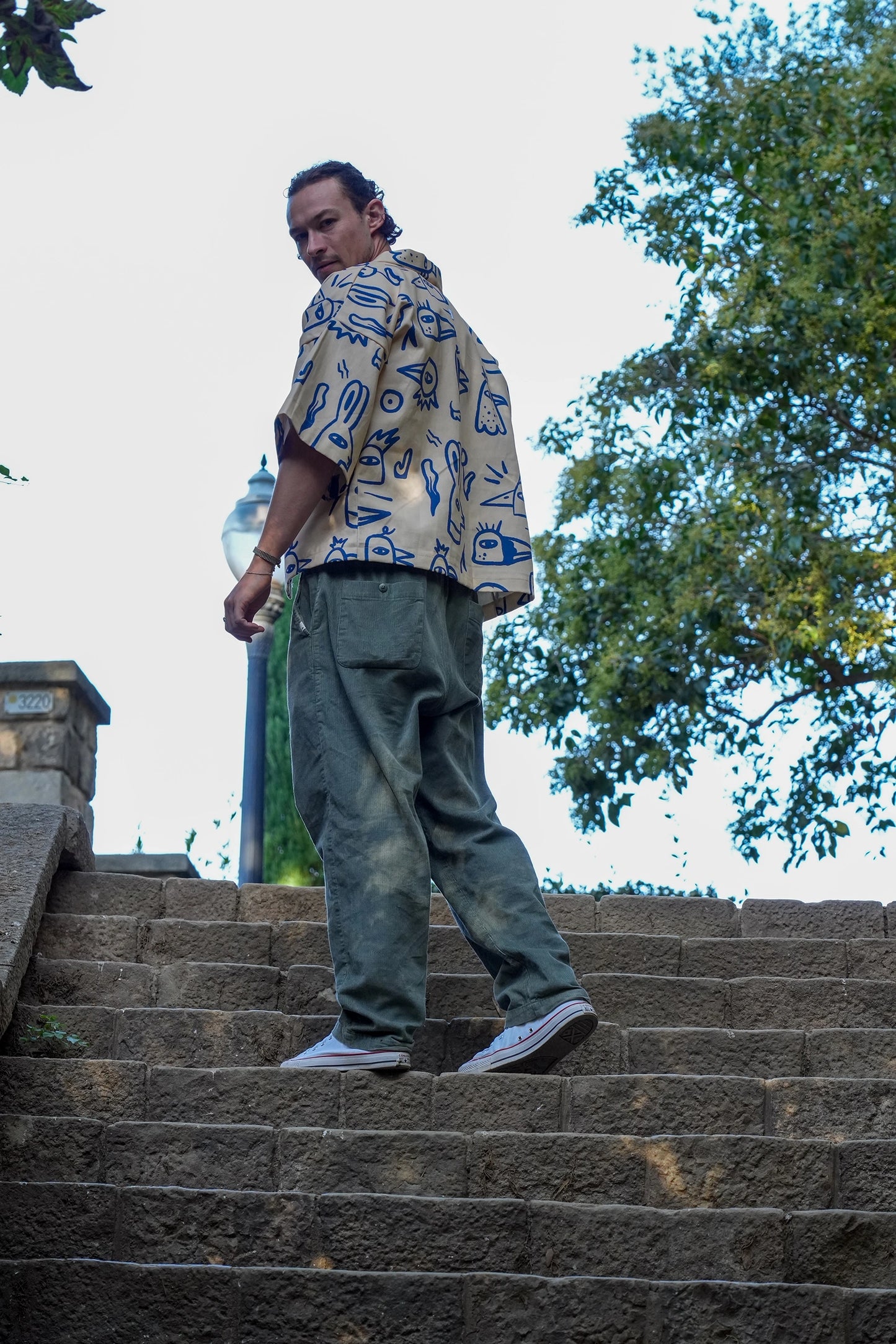 Short Kimono in Chicks Print